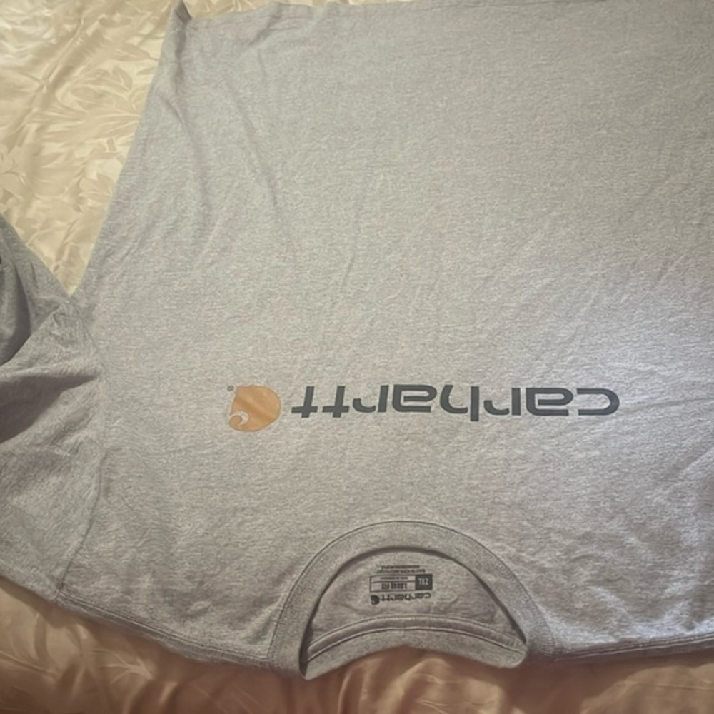 Men 2XL.       Brand. Carhartt.   Color grey used few times in great condition